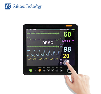 15 Inch Multipara Monitor Với EtCO2 Dấu hiệu quan trọng Thiết bị y tế cho bệnh viện