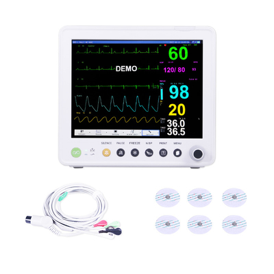 Máy theo dõi dấu hiệu sinh tồn di động ICU Máy theo dõi bệnh nhân ECG đa thông số