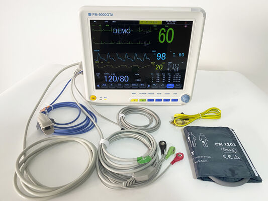 Máy theo dõi bên giường di động với EKG SPO2 NIBP TEMP RESP Tùy chọn ETCO2-Class II Bảo hành 1 năm