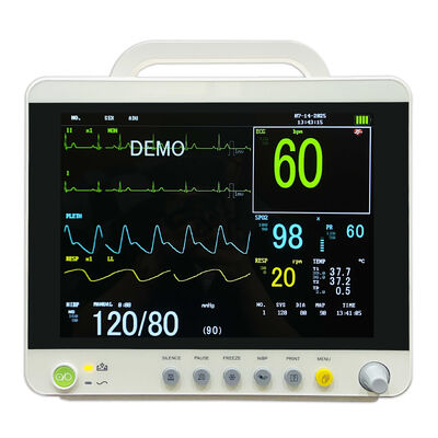 Giá nhà máy chất lượng cao 12.1 Inch Multi-Parameter Patient Monitor Thiết bị y tế cho bệnh viện