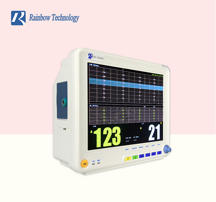 màu TFT Đa thông số Máy đo nhịp tim thai nhi Toco FHR Máy đo nhịp tim thai nhi