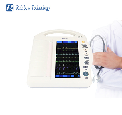 Xử lý Máy điện tâm đồ y tế Màn hình cảm ứng kỹ thuật số tự động 10.1 inch