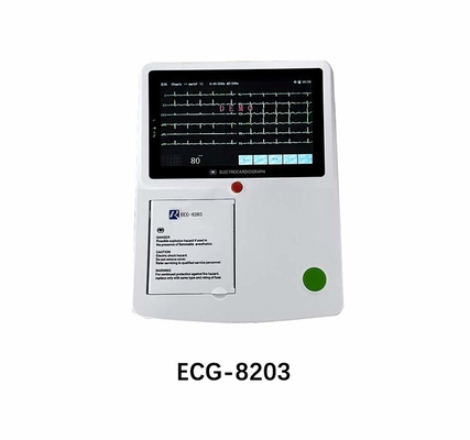 12 Máy Ecg dẫn 1/ 3/ 6/ 12 Máy kiểm tra căng thẳng kênh Ekg Máy điện tim