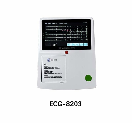 12 Máy Ecg dẫn 1/ 3/ 6/ 12 Máy kiểm tra căng thẳng kênh Ekg Máy điện tim