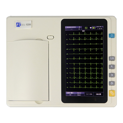 7 inch TFT Screen Medical Instrument Máy EKG 3/6 kênh cho bệnh viện sử dụng trong gia đình