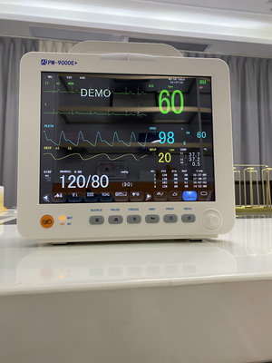 Máy theo dõi bệnh nhân máy theo dõi bệnh nhân ICU con người với máy in và xe đẩy