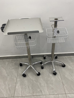 Xe bệnh viện kim loại đa chức năng di động bao gồm máy siêu âm điện tim sử dụng trong phòng khám