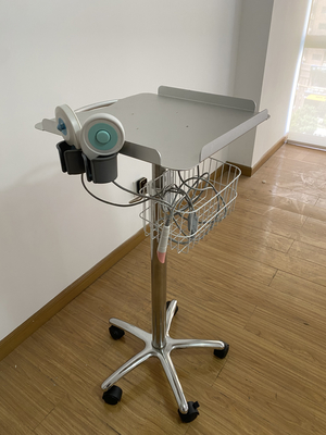 Thiết bị y tế chất lượng cao đa chức năng kim loại bệnh viện Trolley bao gồm máy điện tim mạch / siêu âm