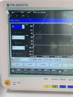 Sử dụng trong bệnh viện NIBP ECG 12.1&quot; đa tham số để phân tích