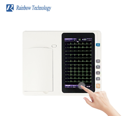 Máy EKG điện tim kỹ thuật số màn hình cảm ứng TFT-LCD màu 7 inch