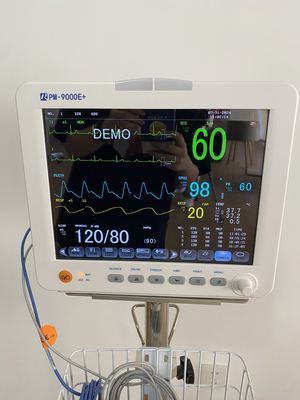 12.1inch Vital Signs Bệnh nhân theo dõi với giá đỡ