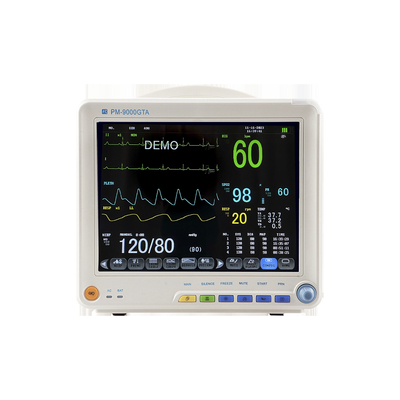 Thiết bị giám sát di động 12 inch xe tải ICU Multiparameter Vital Signs Monitor với máy in