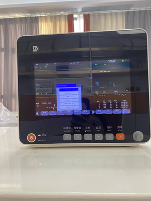 Mô hình điều khiển bệnh nhân đa tham số với ECG Resp SpO2 Nibp Temp và Stand di động OEM có sẵn