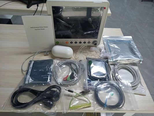 Máy theo dõi bệnh nhân đa thông số 12.1 inch với 6 thông số và ETCO2 tùy chọn cho ICU và sử dụng tại giường