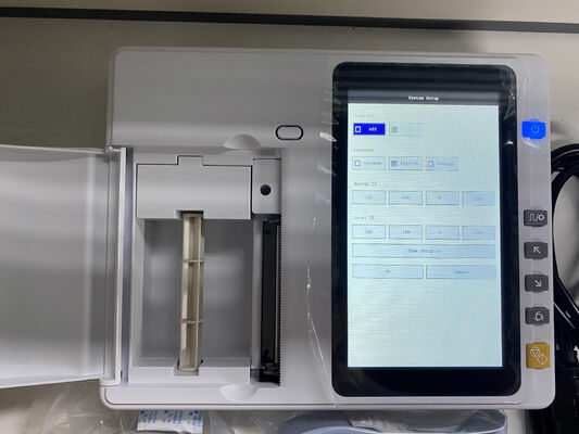 Thiết bị ECG/EKG y tế cầm tay màn hình LCD 6 kênh 7 inch với nguồn điện cho bệnh viện
