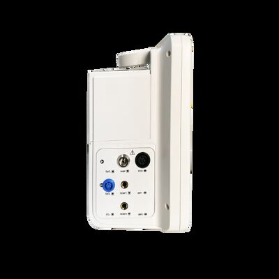 Màn hình LCD màu 12,1 inch, Máy theo dõi bệnh nhân đa thông số với 6 thông số (ECG/HR/RESP/SPO2/NIBP/Temp) và có thể gắn trên xe đẩy/giá treo tường