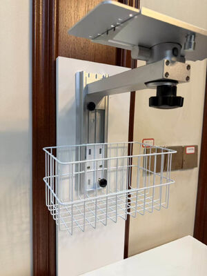 Độ cao điều chỉnh hợp kim nhôm máy theo dõi bệnh nhân đứng tường gắn đệm để sử dụng phòng khám
