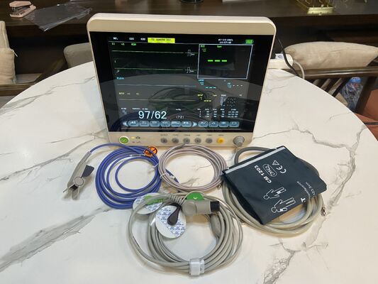 ECG 12,1 Inch Screen 6 Multi-parameter Patient Monitor Bệnh viện Sử dụng tại nhà ISO13485 Chứng nhận II lớp Thiết bị y tế ICU