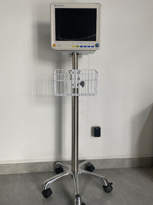 12.1 Inch Color LCD Display Multi Parameter Patient Monitor với ECG/HR/RESP/SPO2/NIBP/Temp Parameters và Trolley/Wall Bracket
