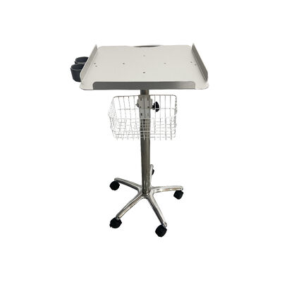 Trolley giám sát bệnh nhân hợp kim nhôm có thể điều chỉnh với hỗ trợ OEM cho sử dụng bệnh viện